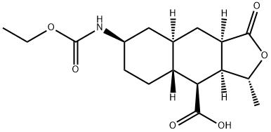 (1R,3aR,4aR,8aR,9S,9aR)-1-metil-3-oxodecahydro-3H-spiro[naphtho[2,3-c]furan-6,2'-[1,3]dioxolane]-9 -asid karboksilik