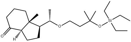 (1S,3aR,7aR)-7a-metil-1-((S)-1-(3-metil-3-((trietilsilil)oksi)butoksi)etil)heksahidro-1H-inden-4(2H)-satu