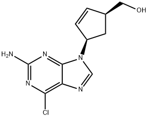 (1S,4R)-4-(2-amino-6-chloro-9H-purin-9-yl)-2-Cyclopentene-1- metanol