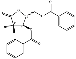 ((2R,3R,4R)-3-(benzoyloxy)-4-fluoro-4-metil-5-oxotetrahydrofuran-2-yl)metil benzoat