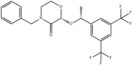 (2R)-4-benzyl-2-[(1R)-1-[3,5-bis(trifluoromethyl)fenil]ethoxy]morpholin-3-one