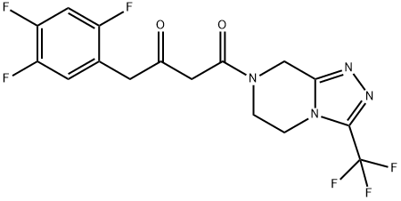 (2Z)-4-Oxo-4-[3-(trifluoromethyl)-5,6-dihydro-[1,2,4]triazolo[4,3-a]pirazin-7(8H)-yl]-1- (2,4,5-trifluorofenil)butan-2-satu