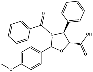 (4S,5R)-3-Benzoil-2-(4-metoxyphenyl)-4-fenil-5-oxazolidinecarboxylic acid