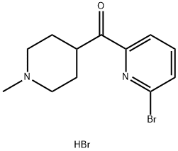 (6-bromopyridin-2-yl)-(1-methylpiperidin-4-yl)methanone hydrobromide