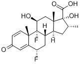 (6a,11b,16a,17a)-6,9-Difluoro-11,17-dihydroxy-16-methyl-3-oxoandrosta-1,4-diena-17-asid karboksilik