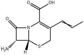 (6R,7R)-7-Amino-8-oxo-3-(1-propenyl)-5-thia-1-azabicyclo[4.2.0]oct-2-ene-2-asid karboksilik