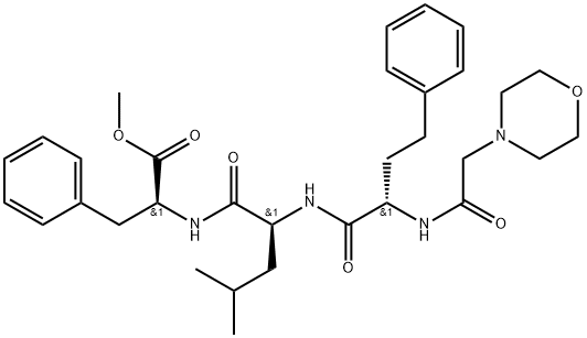 (alphaS)-alpha-[[2-(4-Morpholinyl)acetyl]amino]benzenebutanoyl-L-leucyl-L-phenylalanine metil ester