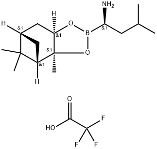 (aR,3aS,4S,6S,7aR)-Hexahydro-3a,8,8-trimethyl-alpha-(2-methylpropyl)-4,6-methano-1,3,2-benzodioxaborole-2-methanamine 2,2 ,2-trifluoroasetat