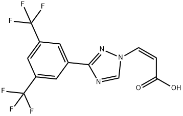 (Z)-3-(3-(3,5-bis(trifluoroMethyl)fenil)-1H-1,2,4-triazol-1-yl)asid akrilik