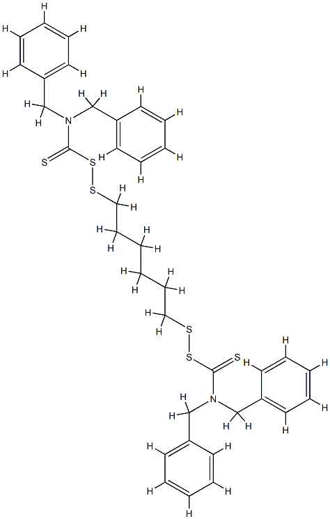 1,6-Bis(N,N′-dibenzylthiocarbamoyldithio)-heksan