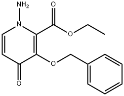 1-Amino-3-benzyloxy-4-oxo-1,4-dihydropyridine-2-asid karboksilik etil ester
