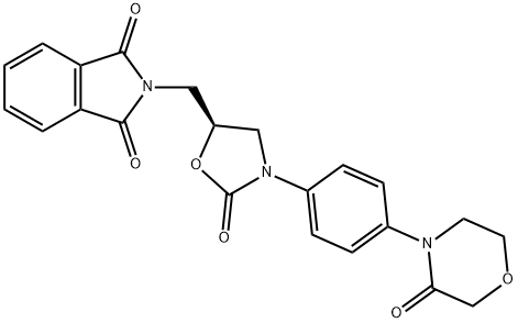 1j-isoindole-1,3(2j)-dione, 2-[[(5s)-2-oxo-3-[4-(3-oxo-4-morpholinyl)fenil]-5-oxazolidinyl]metil]-