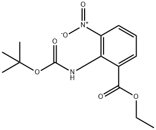 2-[1.1-dimetil etil etoksi karbonil]amino-3-nitro asid benzoik etil ester