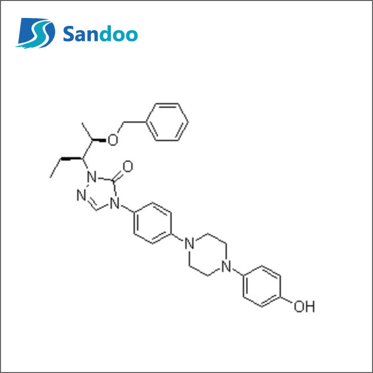 2-[(1S,2S)-1-Ethyl-2-Benzyloxypropyl]-2,4-Dihydro-4-[4-[4-(4-Hydroxyphenyl)-1-Piperazinyl]Fenyl]-3H-1,2 ,4-Triazol-3-Satu