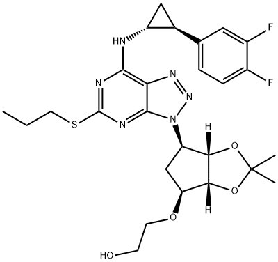 2-[[(3aR,4S,6R,6aS)-6-[7-[[(1R,2S)-2-(3,4-difluorofenil)cyclopropyl]aMino]-5-(propylthio)-3H