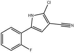 2-chloro-5-(2-fluorophenyl)-1H-pirol-3-karbonitril