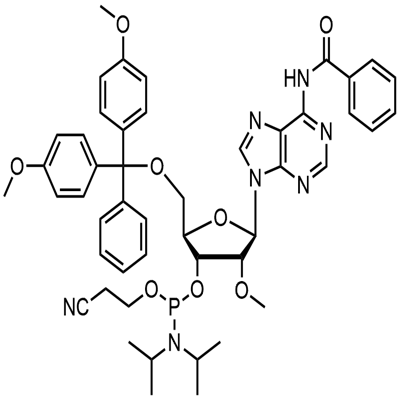 2'-O-Methyl-rA(N-Bz)fosforamidit