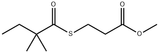 3-[(2,2-Dimetil-1-oxobutyl)tio]asid propanoik metil ester