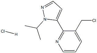 3-(klorometil)-2-(1-isopropil-1H-pirazol-5-yl)piridin hidroklorida