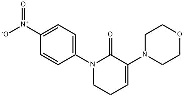 3-Morpholino-1-(4-nitrophenyl)-5,6-dihydropyridin-2(1H)-satu