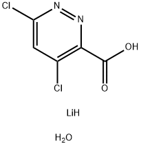 3-Pyridazinecarboxylic acid, 4,6-dikloro-, garam litium, hidrat (1:1:1)
