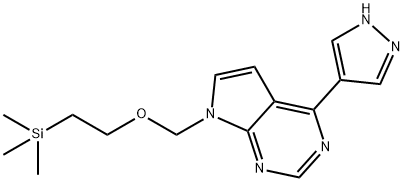 4-(1H-PYRAZOL-4-YL)-7-((2-(TRIMETHYLSILYL)ETOXY)METHYL)-7H-PYRROLO[2,3-D]PIRIMIDINE