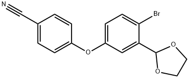 4-(4-BroMo-3-(1,3-dioxolan-2-yl)fenoksi)benzonitril