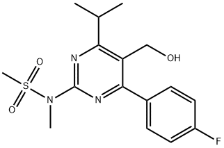 4-(4-Fluorophenyl)-6-isopropyl-2-[(N-metil-n-metilsulfonil)amino]pirimidin-5-yl-methanol