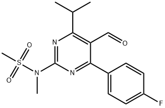 4-(4-Fluorophenyl)-6-isopropyl-2-[(N-metil-N-metilsulfonil)amino]pirimidinil-5-yl-formil