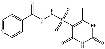 Asid 4-Pyridinecarboxylic, 2-[(1,2,3,4-tetrahydro-6-methyl-2,4-dioxo-5-pyrimidinyl)sulfonyl]hydrazide