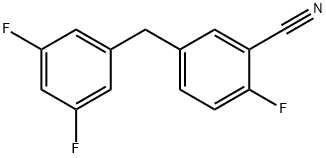 5-(3,5-difluorobenzyl)-2-fluorobenzonitril