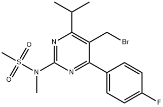 5-(Bromometil)-4-(4-fluorofenil)-6-isopropil-2-[metil(metilsulfonil)amino]pirimidin