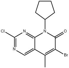 6-broMo-2-chloro-8-cyclopentyl-5-Methylpyrido[2,3-d]pyriMidin-7(8H)-satu