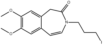 7,8-Dimetoxy-3-(3-iodopropyl)-1,3-dihydro-2H-3-benzazepin-2-one