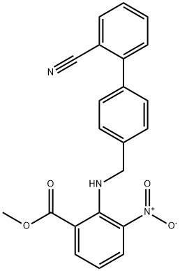 ASID BENZOIK, 2-[[(2'-CYANO[1,1'-BIPHENYL]-4-YL)METHYL]AMINO]-3-NITRO-METHYL ESTER
