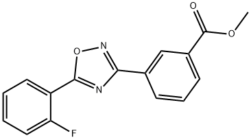 Asid benzoik, 3-[5-(2-fluorofenil)-1,2,4-oksadiazol-3-yl]-, Metil ester
