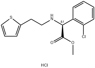 D-(+)-Metil-alfa-(2-thienylethamino)(2-chlorophenyl)acetate hydrochloride