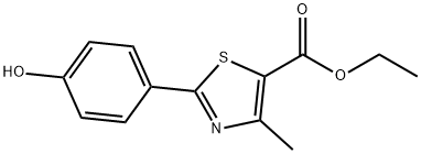 etil 2-(4-hidroksifenil)-4-metil tiazol-5-karboksilat