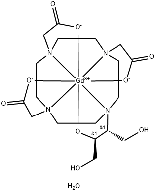 Gadolinium, [10-[2-(hydroxy-kO)-3-hydroxy-1-(hydroxymethyl)propyl]-1,4,7,10-tetraazacyclododecane-1, 4,7-triacetato(3-)-kN1,kN4,kN7,kN10,kO1,kO4,kO7]-,monohidrat,[SA-8-1425362'5'-(R*,S*)]- (9CI)