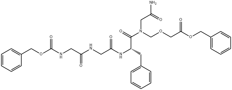 Glycinamide,N-[(fenilmetoksi)karbonil]glisilglisil-L-fenilalanil-N-[[2-(fenilmetoksi)-2-oksoetoksi]metil]-