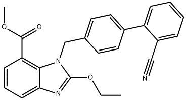 Metil 1-[(2'-cyanobiphenyl-4-yl)metil]-2-etoksi-1H-benzimidazole-7-karboksilat