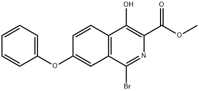 metil 1-bromo-4-hidroksi-7-fenoksiisokuinolin-3-karboksilat