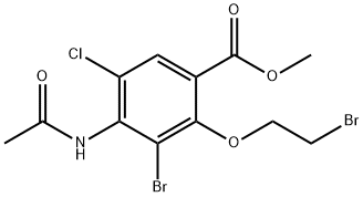 Metil 4-(acetilaMino)-3-broMo-2-(2-broMoethoxy)-5-chlorobenzoate