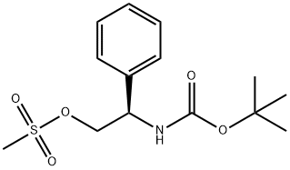 N-[(1R)-2-[(Methylsulfonyl)oxy]-1-phenylethyl]asid karbamat 1,1-dimethylethyl ester