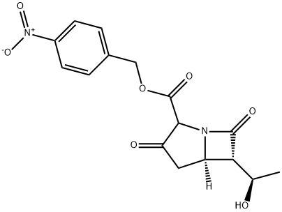 p-Nitrobenzyl-6-(1-hydroxyethyl)-1-azabicyclo(3.2.0)heptana-3,7-dione-2-carboxylate