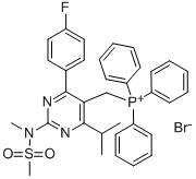 Fosfonium, [[4-(4-fluorofenil)-6-(1-metiletil)-2-[metil(metilsulfonil)amino]-5-pirimidinil]saya